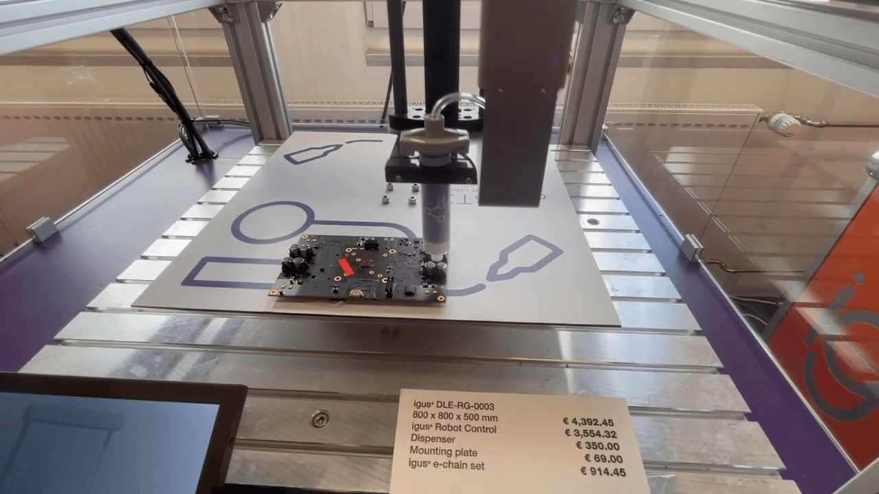 Automated circuit board bonding with 3-axis robot system
