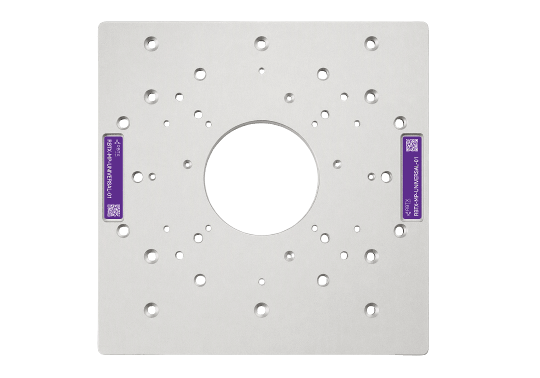 Adapter plate for standard RBTX cobots up to 10 kg